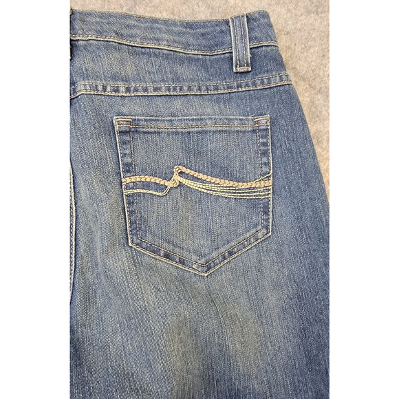 Nine West Jeans Womens 8 Blue Medium Wash Court Street Bootcut 5 Pocket - Picture 10 of 16
